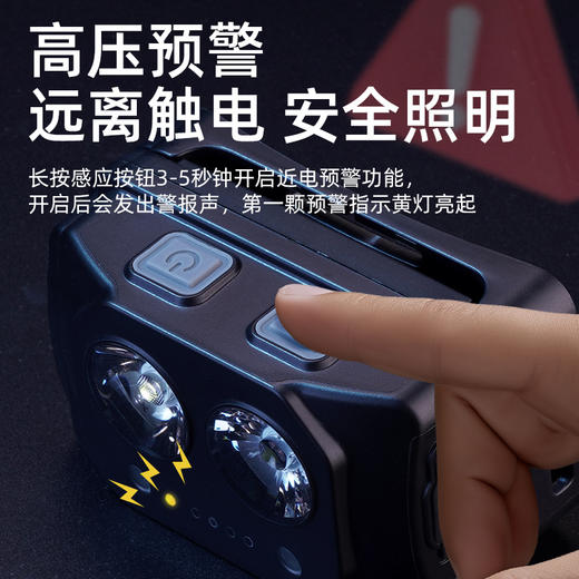 神火EP06防爆头灯头戴式感应强光充电长续航户外照明 商品图1