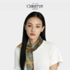 【新品】Christys'百年皇室品牌 100%桑蚕丝丝巾复古老花大方巾 商品缩略图4