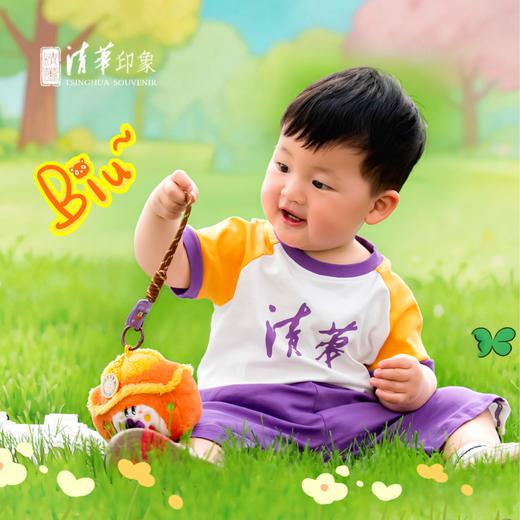 清华文创儿童短袖撞色套装 商品图1