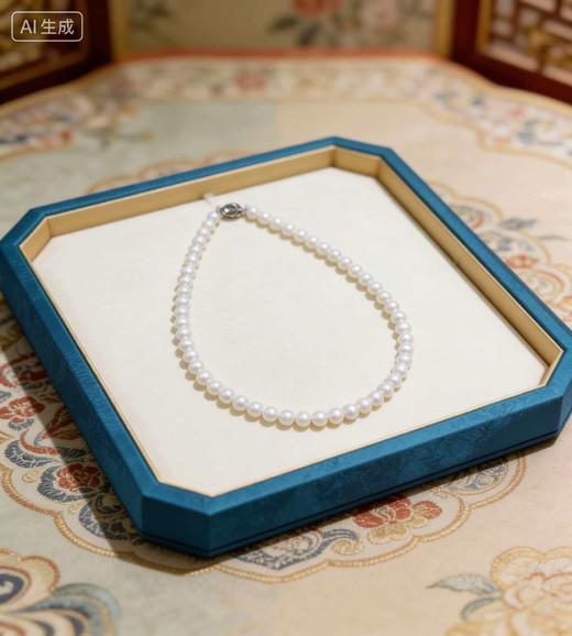 正圆极光小米珠 6mm珍珠项链 主推 温柔叠戴 层次感 [发：88] 商品图0