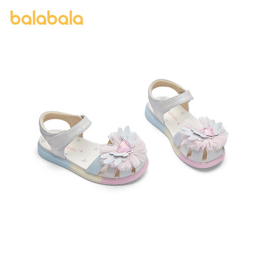 【商场同款】巴拉巴拉童鞋儿童休闲鞋女童2026夏新款甜美精致凉鞋 商品图4