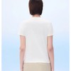 棉花星期五丝光棉女士T恤T4（XL-4XL）黑/白（颜色尺码请备注） 商品缩略图3