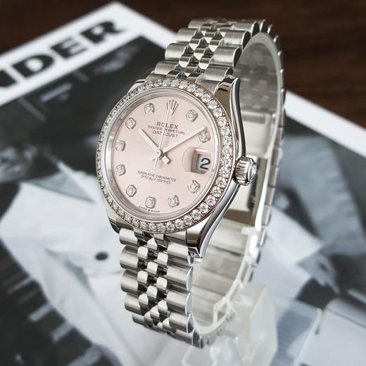 【95新】ROLEX 劳力士278384RBR-0036天文台认证自动机械机芯日期显示31MM（女款）日志型系列蚝式钢/18K白金250326TJ47 商品图2