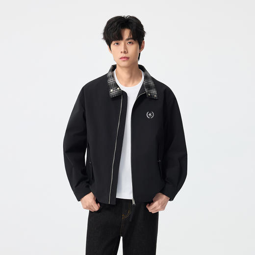 gxgjeans男装【爆款热卖】男士翻领夹克2026春款时尚潮流百搭青少年外套K&C 商品图2