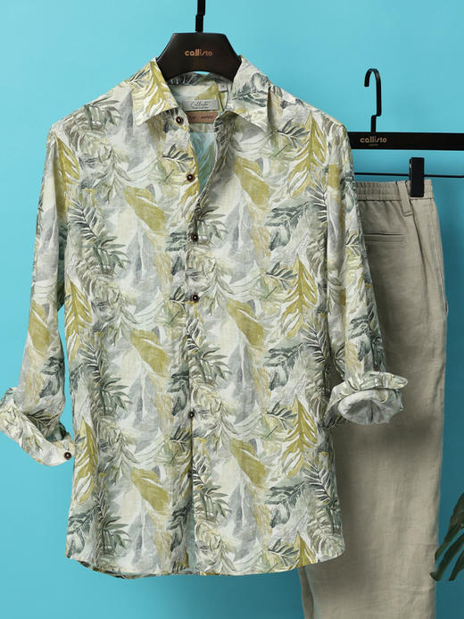 【复古野趣】callisto定制亚麻花衬衫系列 商品图1