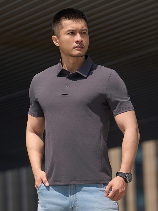 三代龙牙隐之云纤速干短袖POLO 商品图5