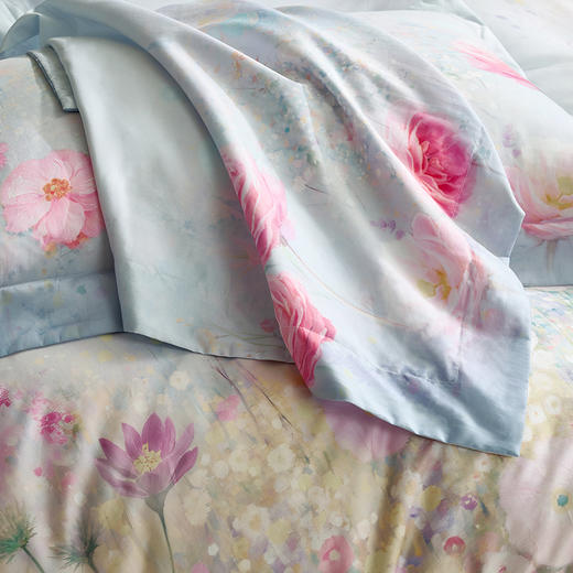 【6楼】富安娜独幅床单四件/大自然艺术家·蔷薇城堡，牌牌价3680~3980元，活动价1799元，大小同价 商品图5