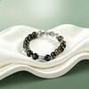 【宏艺珠宝】玄墨守安·足银黑曜石手串 商品缩略图3