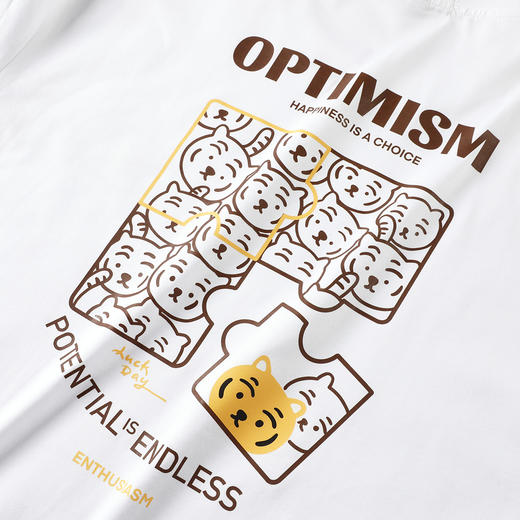 gxgjeans男装【100%棉】男士T恤26夏款重磅舒适透气落肩印花短袖男K&C 商品图5