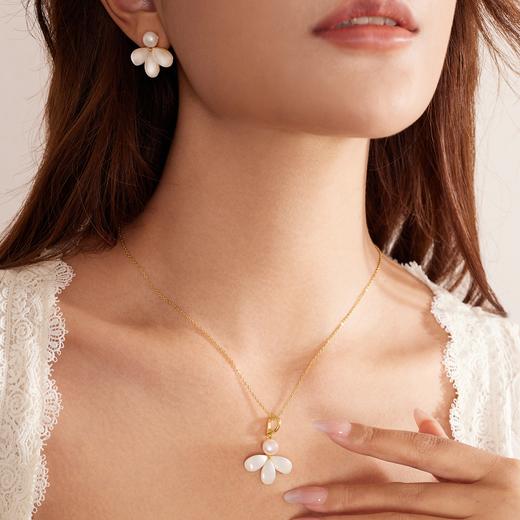 【春夏百搭款】MANREYA玛芮雅淡水珍珠项链耳环首饰、都是真淡水珍珠，明星都喜欢的款式 商品图2