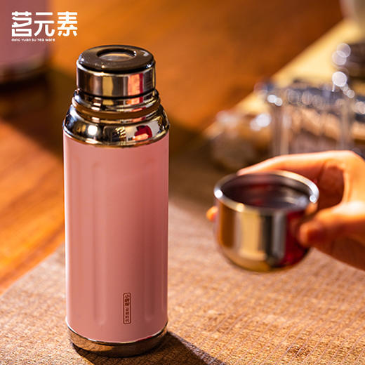 小钢炮2.0/金银时代/内钛焖茶杯藕荷色PA 商品图4