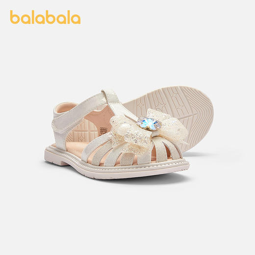 【商场同款】巴拉巴拉童鞋儿童休闲鞋女童2026夏季新款精致蝴蝶结 商品图1