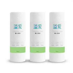 溢爱5大卷家用次抛懒人抹布50段/卷 干湿两用不沾油 能做去油洗碗布