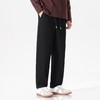 gxgjeans男装【经典百搭】男士休闲裤2026春款纯色系带校园通勤直筒长裤男K&C 商品缩略图4