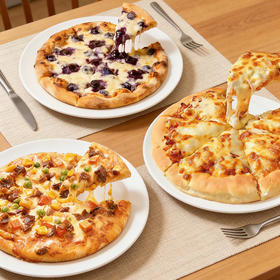 舒芙里 圆形芝士披萨（蓝莓/牛肉/肉酱）180g*6盒