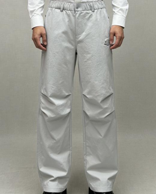 男款刺绣松紧腰休闲裤长裤hu010 商品图3