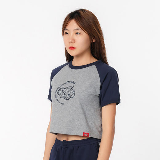 Dickies短袖T恤 女式短款印花插肩袖舒适圆领短袖T恤 DK0A87CX 商品图10