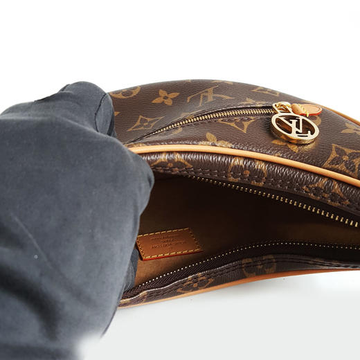 【95新】LV路易威登LOOP系列M81098棕色老花LOOP月牙包豌豆包单肩腋下包女士280326AK04 商品图8