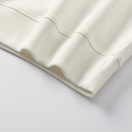 gxgjeans男装2026春款男士圆领卫衣通勤休闲百搭上衣简约潮流加绒套头衫男K&C 商品图8