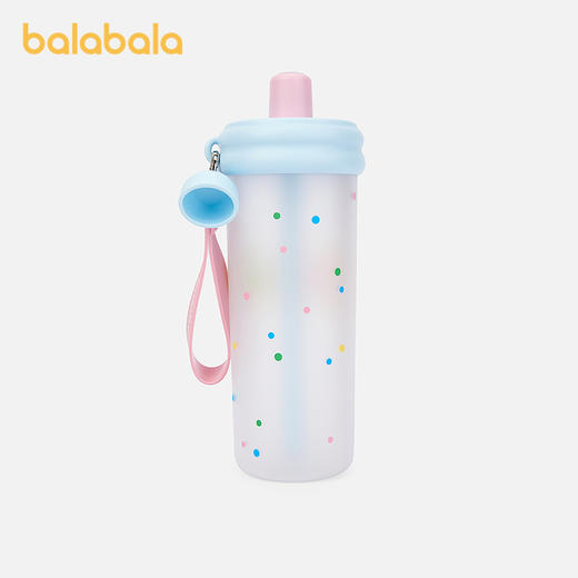 【商场同款】巴拉巴拉儿童冷水杯女童大容量吸管水杯便携清新外出 商品图2