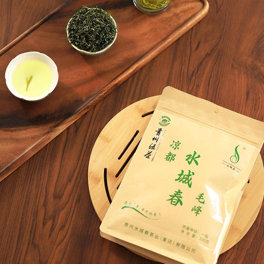 【六盘水水城春春茶】水城春毛峰（绿茶）100g/袋入口自然气息凉都高山茶回味无穷 商品图3