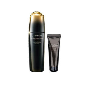 【跨境】资生堂 时光琉璃水乳二合一170ml+洁面中样50ml(独立包装）