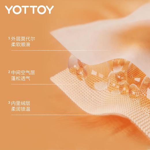 YOTTOY 加绒年糕阔腿裤运动裤直筒高腰瑜伽长裤女宽松休闲裤秋冬 商品图1