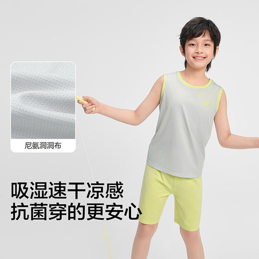 巴拉巴拉男童背心套装夏季空调服儿童睡衣小童宝宝家居服大童无袖 商品图3