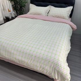 【清仓125/套】A类全棉加厚色织水洗棉四件套 四季可用【不支持退换】