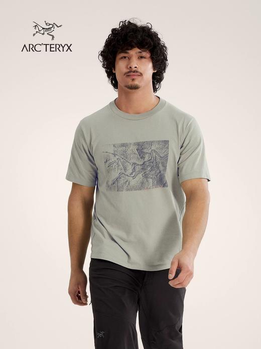 鸟 化石鸟印花棉质圆领短袖T恤 特惠 Z-15915 商品图0