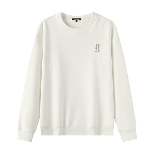 gxgjeans男装圆领卫衣26春款透气亲肤简约百搭校园青少年男士套头卫衣K&C 商品图6