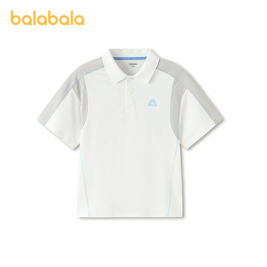 【商场同款】巴拉巴拉童装男童短袖t恤儿童2026夏新款POLO衫凉感 商品图1