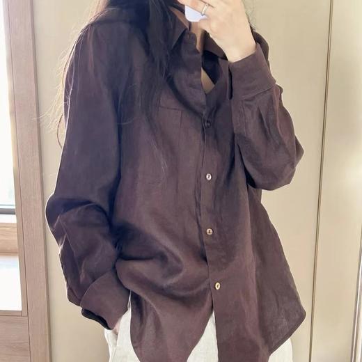 强烈推荐    lp亚麻衬衫  万能经典款三色   宽松版型 商品图0