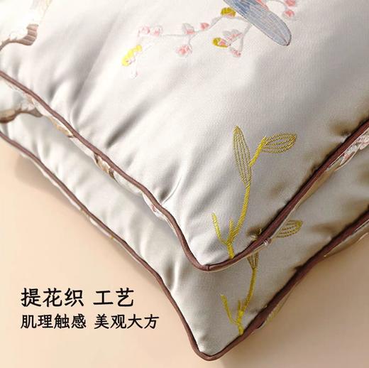 【足足2斤海南老沉香！失眠人冲，一觉睡到大天亮！】宫造 如意沉香枕 提花枕套 可拆洗 商品图4