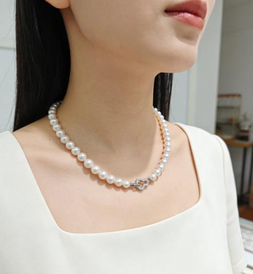 海水AK级 8mm正圆珍珠项链 经典通勤 百搭不挑人 [发：4] 商品图3