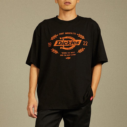 Dickies短袖T恤男 纯棉大LOGO经典情侣款 宽松易搭配DK012598 商品图5
