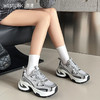 【限时秒杀】西遇老爹鞋女鞋2026新款春季透气休闲百搭小个子增高厚底运动鞋子V0066313 商品缩略图2