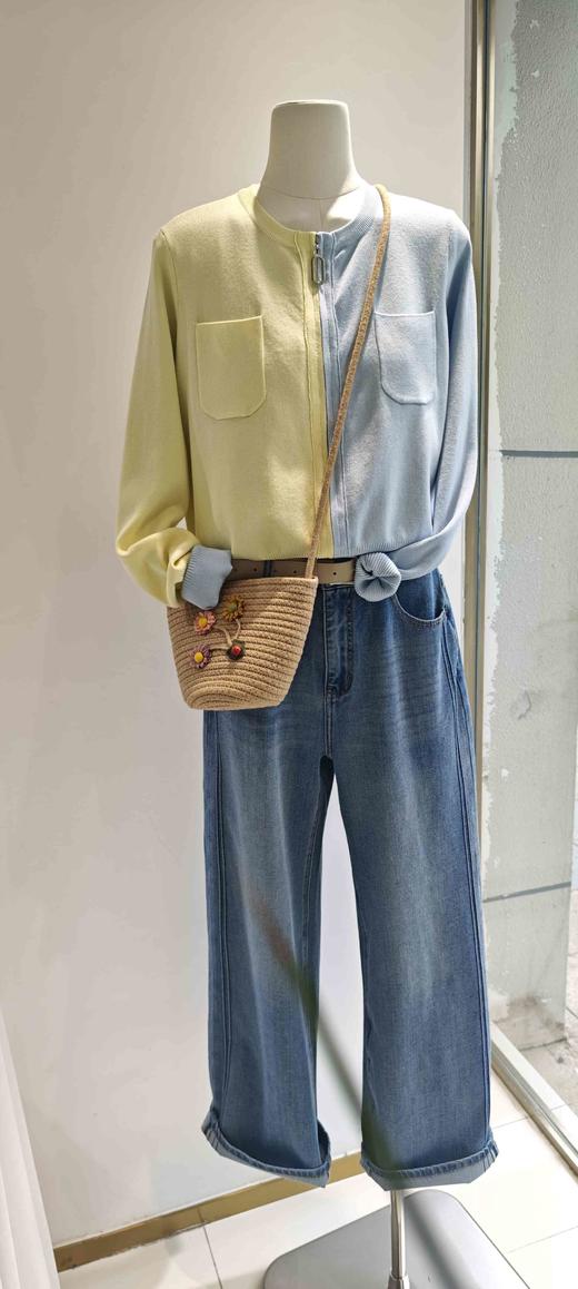 688572春款上新 天丝双拉链开衫 商品图1