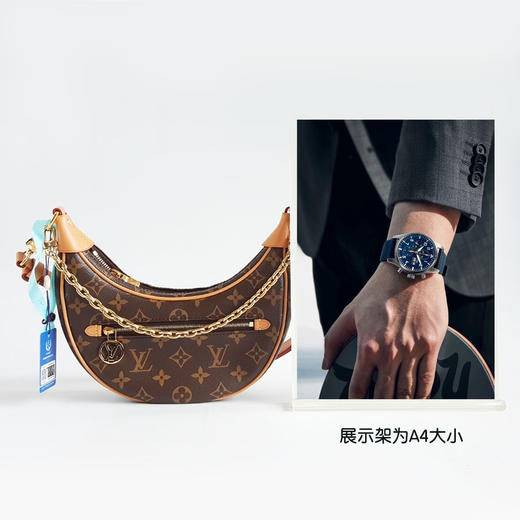 【95新】LV路易威登LOOP系列M81098棕色老花LOOP月牙包豌豆包单肩腋下包女士280326AK04 商品图9