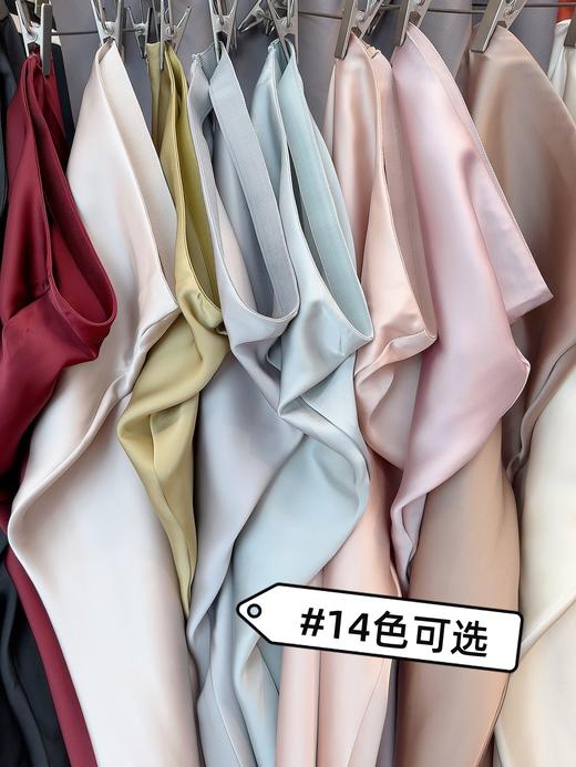 【包臀鱼尾A字长裙】春夏新款 高腰显瘦中长款 缎面醋酸丝滑半身裙 商品图2