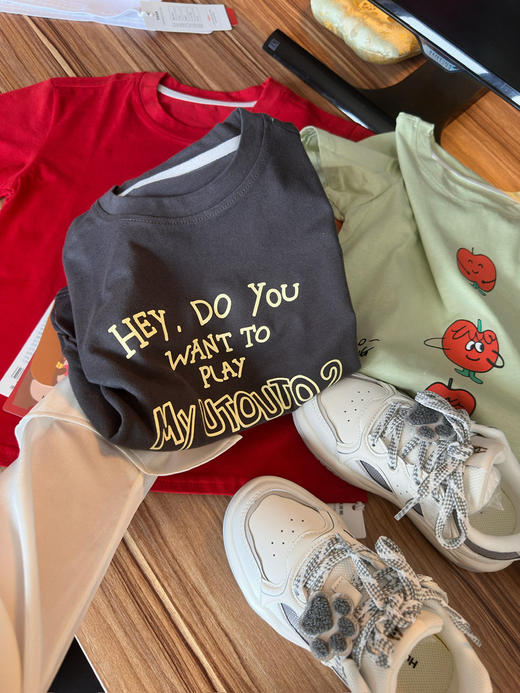 【加入购物车一起支付2件39.9元】贝叮熊潮童纯棉短袖T恤 商品图4