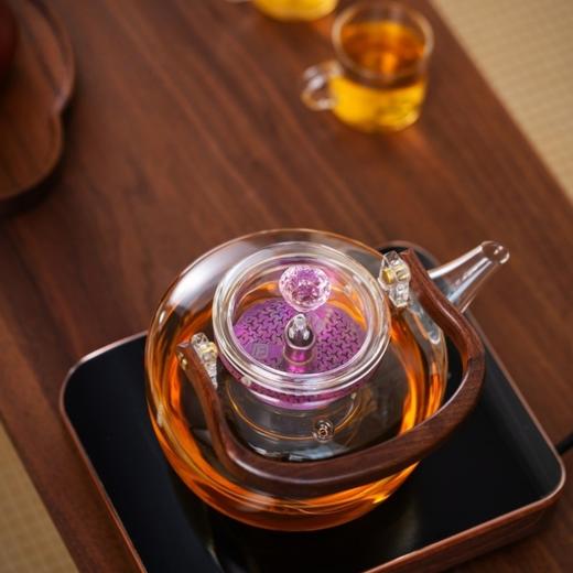 蒸煮两用高硼硅玻璃壶 明火直烧不炸裂！出水顺 断水利落 不滴水不挂杯 煮水煮茶 养生茶饮 耐高温 防爆裂 烧水煮茶 东方禅意之美 电陶炉煮茶器 包邮|百里居 0407 商品图5