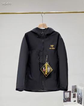 F040201春夏季新款户外防水防风硬壳压胶冲锋衣拉链连帽长袖夹克外套