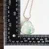 【天然正品】A货翡翠AU750收藏级白金镶钻镶天然细腻白色飘蓝花高冰种佛公翡翠吊坠项链 54CM（长度可调节）230326NJS36 商品缩略图2