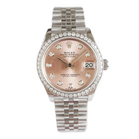 【95新】ROLEX 劳力士278384RBR-0036天文台认证自动机械机芯日期显示31MM（女款）日志型系列蚝式钢/18K白金250326TJ47