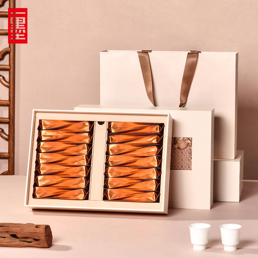 通用30泡肉桂大红袍茶叶盒空礼盒高档岩茶摆泡茶叶包装礼盒半斤装PA 商品图0