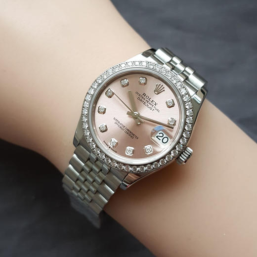 【95新】ROLEX 劳力士278384RBR-0036天文台认证自动机械机芯日期显示31MM（女款）日志型系列蚝式钢/18K白金250326TJ47 商品图8