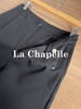 专柜实拍【版正高品质！】拉夏贝尔/La Chapelle棉质柔软筋骨感~纯色暗扣直筒休闲裤时尚显瘦长裤女 商品缩略图6