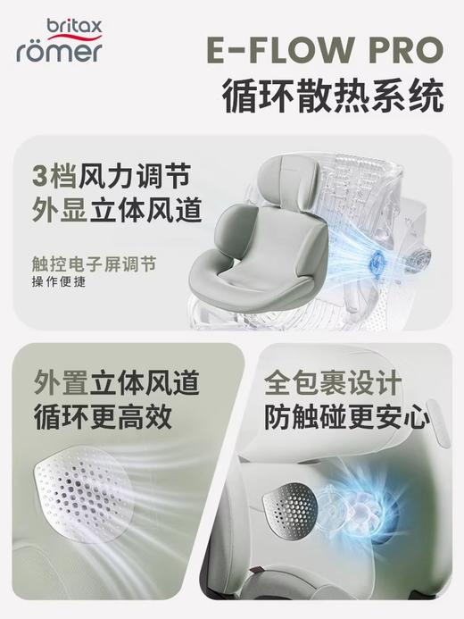 Britax宝得适 自在骑士Air Style 儿童安全座椅通风0-7岁【手动款】"面料三区设计" 商品图3