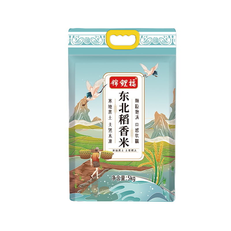 【八十八倉甄选】锦鲤福东北稻香米5kg